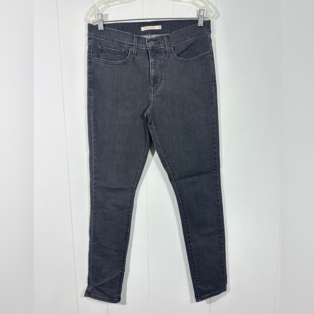 Levis 311 Shaping Skinny Jeans Size 30 Dark Wash Women's Stretch Denim Casual